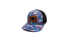 Mode sportive et de haute qualité pour vêtements de plein air, fabriqué dans le fabricant Injae Vina, chapeau de sport en maille avec écusson en cuir de camouflage personnalisé - Product Image 4