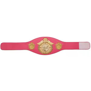 เข็มขัดแชมป์หนัง PU โลหะผสมสังกะสีชุบทองเลือกได้ตามต้องการ - Product Image 2