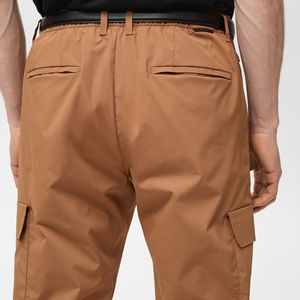 High Quality <b>Men's</b> Casual Stretch <b>Cargo</b> <b>Trousers</b> Comfortable Thermoregulating Lightweight Flat Design Tobacco <b>Brown</b>-Wholesale - Product Image 6