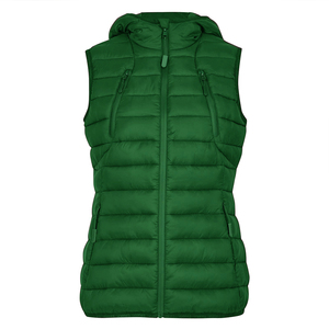 Crop Winter Puffer Vest Custom Outerwear Sleeveless Padded Quilted Warm Coat Women <b>Golf</b> <b>Clubs</b> Equestrian Gilets Puffer Vests - Product Image 4