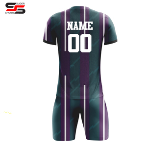 Conjunto de Uniforme de Fútbol Personalizado para Jóvenes, Camiseta y Pantalones Cortos para Niños, Equipación de Fútbol, Sublimación, Secado Rápido, Academia Escolar, OEM - Product Image 2