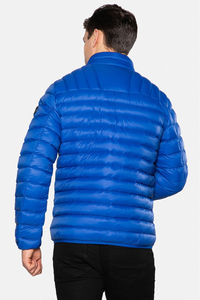 Chaqueta térmica de invierno con cuello levantado, chaqueta acolchada con cremallera, manga larga, dobladillo ajustable, ajuste cómodo y estilo de ropa de trabajo - Product Image 2