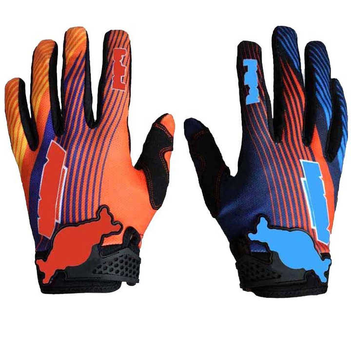 New Summer Microfiber Plam Mountain Bike Bicycle Cycling Motocross Sports Gloves Full Finger BMX DH MTB Gloves