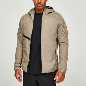 Vente en gros design personnalisé randonnée imperméable hommes coupe-vent survêtement hommes tissé fermeture éclair extérieur design décontracté pour le voyage - Product Image 3