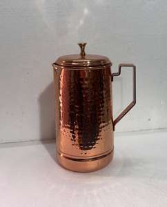 Hydration Ritual Crafted Pure Copper Water <b>Bottle</b> <b>Lid</b> Ancient Holistic Science Ayurveda Engraved Design Thermal Insulation >24 - Product Image 4