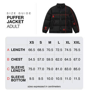 Chaqueta Acolchada Impermeable de Poliéster con Logotipo Personalizado 2025, Chaqueta de Invierno Unisex para Exteriores, Informal, Ligera, con Cierre de Cremallera - Product Image 5