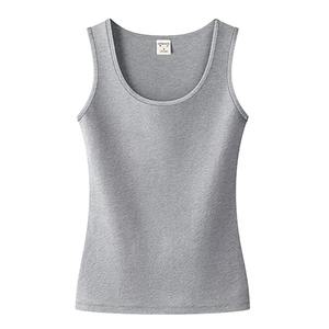 Chaleco informal sin mangas ajustado de algodón de color sólido para mujer, Top corto de corte inferior de Color sólido para mujer, chaleco de Fitness de verano - Product Image 5