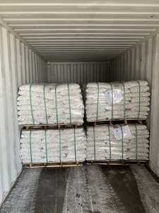 Natural Round Cobble Pebbles Snow <b>White</b> Stone Originating From Vietnam Polished Finish for Exterior Application - Product Image 5