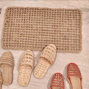 Viet Fargimex-Tapis en jonc de mer tissé à la main du Vietnam, tapis rectangulaire écologique, brun rustique, texture naturelle, artisanat de qualité supérieure - Product Image 3