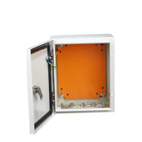 Boîte métallique de boîtier électrique en aluminium d'acier inoxydable de double porte imperméable extérieure de feuille