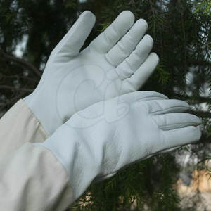 Guantes de apicultura de material duradero Guantes de apicultura de cuero de alta calidad En stock Guantes de Apicultura - Product Image 5