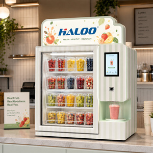 Máquina Comercial para Smoothies Haloo con Licuadora, Pantalla Táctil <span class=keywords><strong>de</strong></span> 10.1 Pulgadas, Almacenamiento para <span class=keywords><strong>90</strong></span> Vasos Congelados a -18 Grados Celsius - Product Image 1