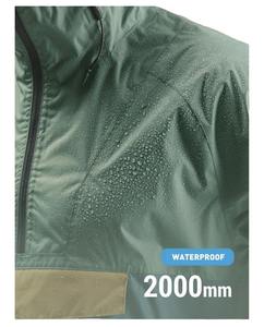 Veste coupe-vent réversible en tissu léger respirant, décontractée, teinte pour la course à pied en hiver et la plage, personnalisée avec capuche - Product Image 3