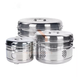 Sterilization <b>Disinfection</b> Box Medic Disposal Aluminum Container Medical <b>Equipments</b> Sterilization Tray By SurgiRight Instrument - Product Image 2