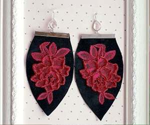 Pendientes de Tela Bordados Hechos a Mano, Pendientes Personalizados con Cuentas Múltiples, Joyería Festiva para Mujer al Mejor Precio, Pendientes con Cuentas - Product Image 3