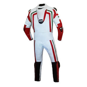 Combinaison une pièce en cuir professionnelle de haute qualité pour moto Combinaison de course confortable pour moto avec logo personnalisé - Product Image 3