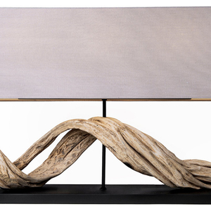 Lámpara moderna de madera flotante, escultura extensible de madera maciza, muebles de comedor naturales para gabinetes de sala de estar de Hotel - Product Image 2