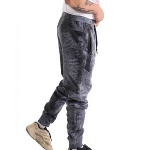 Pantalon de jogging délavé à l'acide pour homme, 350 GSM, coton épais, streetwear, fabricant de vêtements personnalisés OEM sous marque privée - Product Image 3