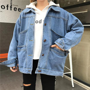 Veste en jean d'hiver de haute qualité pour hommes manteau décontracté avec col en polaire et fourrure marque de mode grande taille Logo avant - Product Image 6