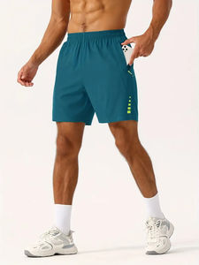 Personalizado hombres gimnasio Fitness verano Pantalones cortos Casual Playa nadar pantalones cortos cintura media diferente diseño impreso algodón poliéster Oem servicio - Product Image 4