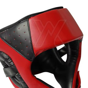 Custom Made Taekwondo Karate Leather <b>Head</b> Guard-Eco-Friendly Breathable Martial Arts Wear for Unisex <b>Training</b> - Product Image 5