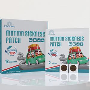 Parche para el mareo por movimiento a base de hierbas con jengibre y mentol para uso en viajes - Product Image 5