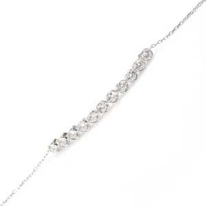 จี้เงินแท้ 925 ประดับเพชรซิคอน 11 แถว รูปหยดน้ำ สำหรับงานแต่งงาน - Product Image 1