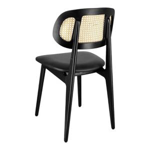 Juego de Sillas para Restaurante, Muebles de Restaurante con Espuma de Densidad Media, Diseño Moderno y Elegante Minimalista Combinado con Ratán - Product Image 4