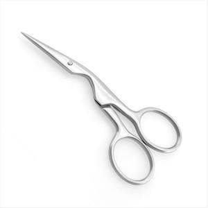 Tijeras de Manicura de Acero Inoxidable para Diestros, Diseño de Bordado con Forma de Pájaro, Corte Recto y Personalizable - Product Image 5