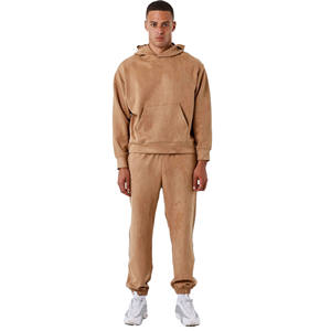 Sudadera de invierno personalizada con capucha 100% algodón, ecológica, transpirable, con forro polar, Boxy, versión ancha, desgastada, lavada, XL - Product Image 1