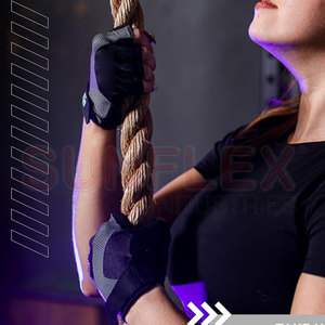 Gants en cuir à demi-doigts antidérapants professionnels pour accessoire de gymnastique Offre Spéciale d'haltérophilie - Product Image 6