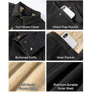 Chaqueta Vaquera de Primera Calidad con Excelente Costura para Hombre, Diseño Increíble, Nueva Apariencia, Fácil de Usar, Chaqueta Ligera para Hombre - Product Image 5