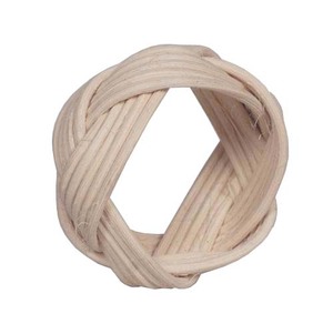 ALFOMBRAS NAPKIN ANILLO COLOR NATURAL Servilleteros redondos hechos a mano para bodas, fiestas, restaurantes/hoteles, servilletero surtido - Product Image 5