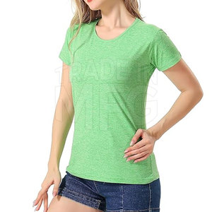 Nueva llegada ligero precio barato mujeres gimnasio camiseta Fitness desgaste cómodo al por mayor mujeres gimnasio camiseta - Product Image 3