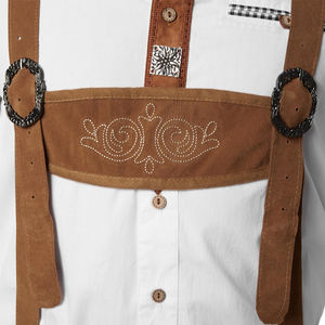 กางเกงหนังสไตล์บาวาเรีย lederhosen ดั้งเดิมมีสไตล์สำหรับผู้ชายผ้าปักลายดีไซน์ล่าสุดทำจากผ้าคุณภาพสูง - Product Image 5