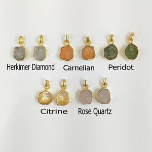 Wholesale Natural Carnelian Raw Crystal Pendant Rough Birthstone <b>Necklace</b> Charm for Women Healing Gemstone <b>Boho</b> Jewelry - Product Image 2