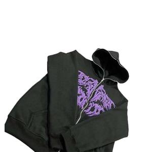 Sudadera con Capucha y Cremallera Completa para Hombre, Diseño Sólido, Gruesa, para Invierno, Personalizable al por Mayor, de Alta Calidad - Product Image 6