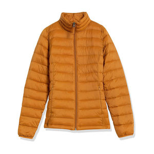 Veste matelassée de haute qualité en gros avec logo personnalisé, en nylon respirant, grande taille, veste d'hiver pour femme, veste matelassée d'extérieur - Product Image 1