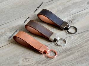 Llavero de Cuero PU Personalizado con Monograma, Grabado Personalizado, Regalo Promocional, Porta Llaves Único - Product Image 2