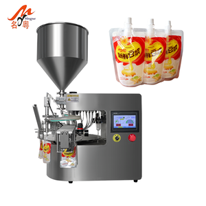 Automatische Pneumatische Standbeutel-Flüssigkeitsabfüll- und Verschließmaschine für Getränke, Lebensmittel & Chemikalien mit PLC-Steuerung Hohe Genauigkeit - Product Image 1