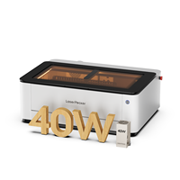 Machine de gravure et de découpe au laser infrarouge double diode 40W LaserPecker LX2 2W pour le bois, le métal et l'acrylique