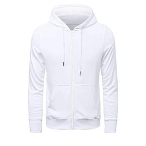 Sudaderas con cremallera de moda de alta calidad para hombre, chaqueta de color sólido, sudadera con cremallera de calle alta, sudadera holgada informal, ropa - Product Image 2