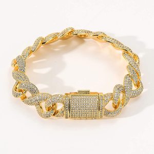 กำไลข้อมือเพชรแท้สำหรับผู้ชายและผู้หญิง,กำไลข้อมือสีทองบิดเป็นเงาได้รับการรับรองจากฮิปฮอป - Product Image 1