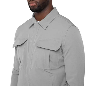 Ensemble survêtement vintage à fermeture éclair, 2 pièces, léger, coupe classique, décontracté, imprimé, polyester/nylon, veste de jogging pour homme - Product Image 4