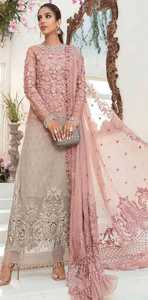 Top qualité indien et pakistanais Designer Boutique Style femmes robes de fête de mariage porter Machine broderie Salwar Kameez costumes - Product Image 3