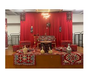 Traditional Style Home Living Room Furniture Oriental Antique Wood <b>Seat</b> Tufted Feature for Henna Salon Decoration or <b>Storage</b> - Product Image 1