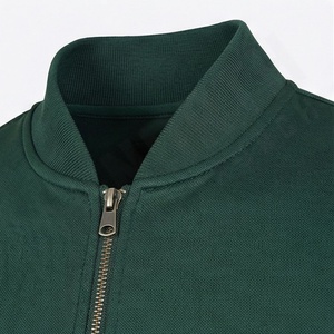 Ensemble de survêtement pour homme en coton 100% avec logo personnalisé, veste à capuche et pantalon de jogging, fermeture éclair intégrale, deux pièces, pour l'hiver - Product Image 4