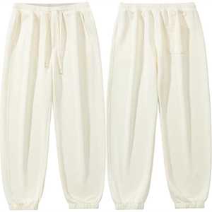 2025 <b>Men's</b> Sportswear Street Style Canvas Casual Breathable Lightweight High Waist <b>Elastic</b> Closure <b>Trouser</b> - Product Image 1