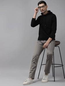 Sweat à capuche décontracté d'hiver de haute qualité, épais et surdimensionné, avec logo imprimé en relief, personnalisable pour hommes, respirant - Product Image 6