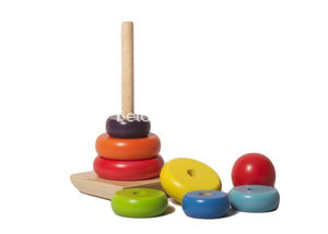 Jeu de Tour de Blocs en Bois Moderne en Gros avec Blocs en Bois Dur 3x3 Pouces Impression UV Cadeau Promotionnel d'Anniversaire pour Enfants - Product Image 6